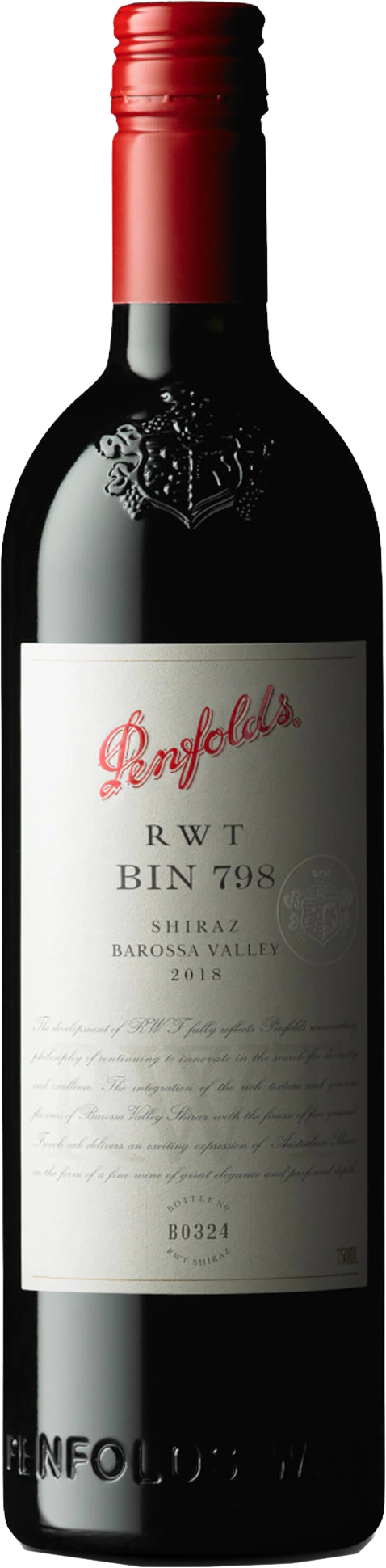 Penfolds RWT Bin 798 Barossa Valley Shiraz 2018